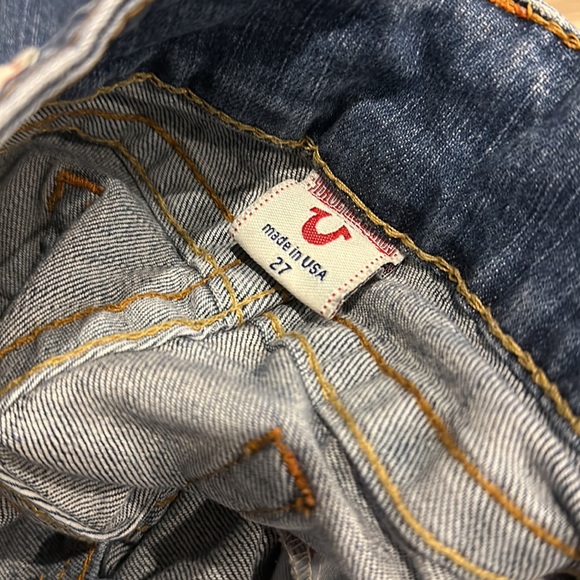 True Religion jeans shorts size 27 style Sammy - Picture 6 of 6
